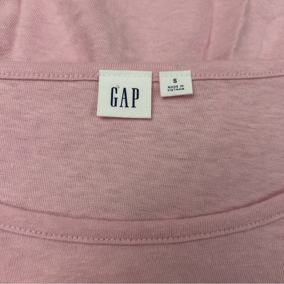 GAP Pink Puff Sleeve Jersey Knit Tee - Picture 5 of 5